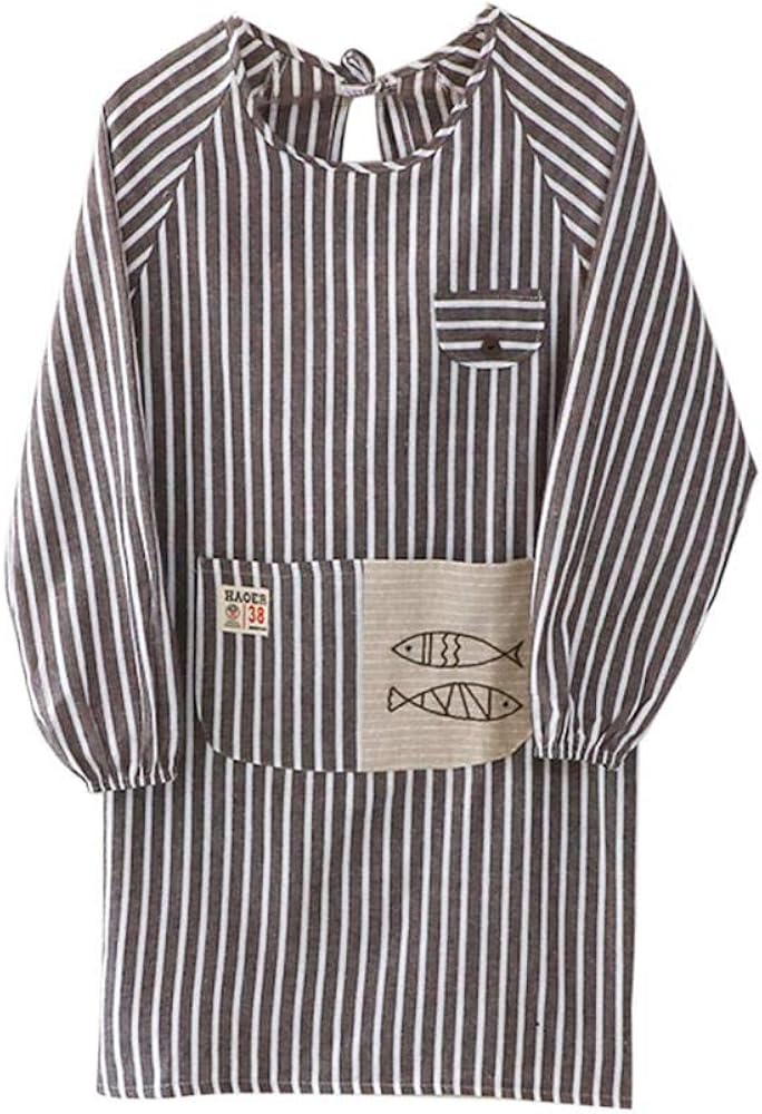 long sleeve aprons for women, Kitchen apron Long sleeve apron Cooking apron Unisex work apron