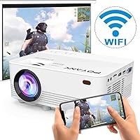 [2020 Upgrade WiFi Projector] POYANK 5500L LED WiFi Projector, Full HD 1080P Supported Mini Projector, [Native 720P…