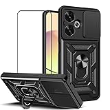 CNPUTAO Case for Oppo A5 Pro 5G with Tempered Glass