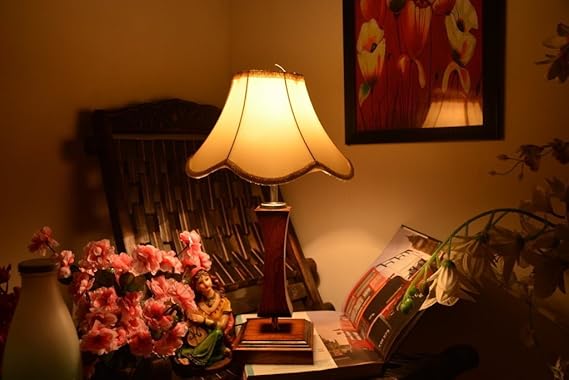 YASHASVI Lotus Wooden LAMP