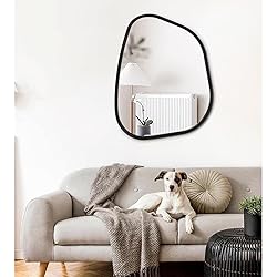 Irregular Bathroom Mirror Modern Oval Wall Mirror