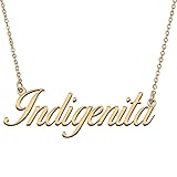 HUAN XUN Customized Custom Simple Any Name Necklace