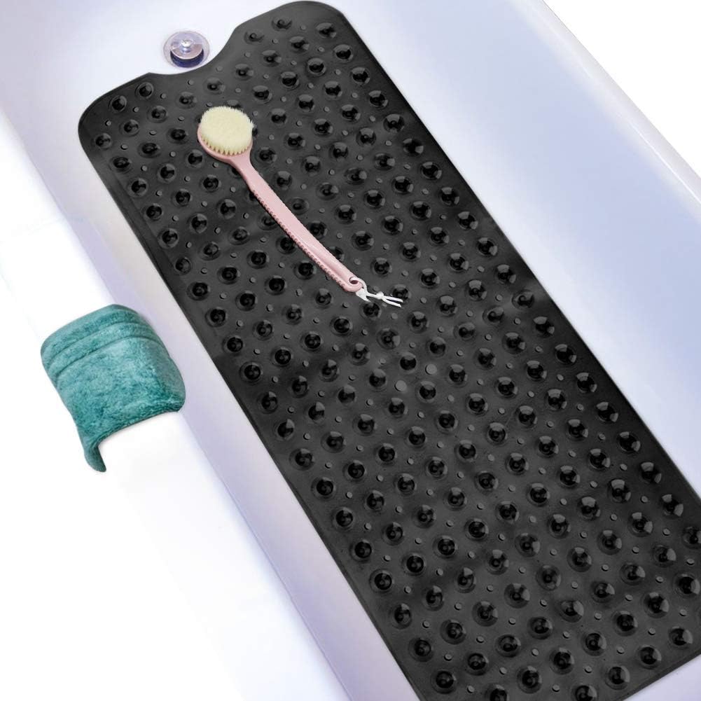 Wimaha Bathtub Mats Non Slip Mildew Resistant, Extra Long Bath Tub Mat