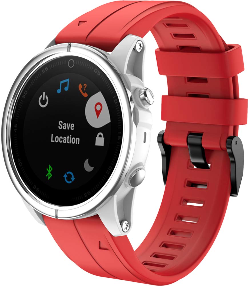 Shieranlee Fenix 7s Strap,Silicone Sport Band 20mm Easy Fit for Garmin Fenix 7S/Fenix 5S Plus/Fenix 6S Pro/Fenix 7S/Fenix 7S Solar/Fenix 7S Sapphire Solar
