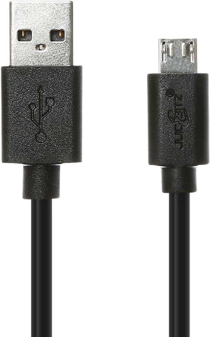 JuicEBitz 2m/6ft FAST 2.4A Micro USB Charger Cable compatible with Android Phones & Tablets: Samsung Galaxy A10 S7 S6 S5 Tab S2 TabA/LG W30 K50 / Cubot/HTC/Sony Xperia (Black) - Image 4