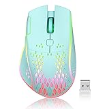 VEGCOO Wireless Gaming Mouse, C30 Silent Click