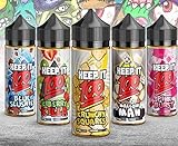Keep It 100 Juice 100ml - 0MG Only - One Bottle! (Blue Slushie Iced)