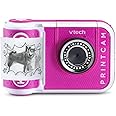 VTech KidiZoom PrintCam Instant Printing Camera - No Ink Required - 150+ Photo Effects and Activities (Pink)