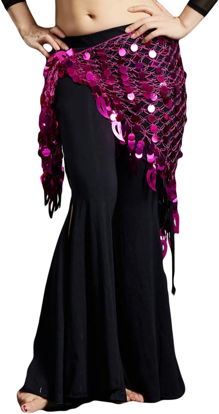 Argentina Triangle Sparkling Belly Dance Hip Scarf Shawl Headscarf Best Mother's Day Gift