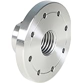 findmall Placa frontal de torno de 3 pulgadas de acero y madera para husillo de 1 pulgada x 8 Tpi sin tornillo