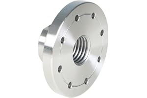 findmall 3 Inch Lathe Faceplate Steel Wood Lathe Face Plate for 1Inch x 8 Tpi Spindle Without Screwchuck