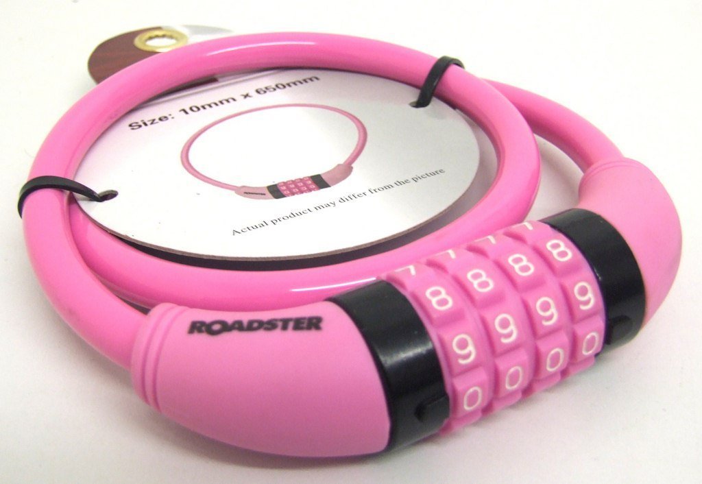 pink bike lock