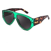 FEISEDY Retro Oversized Sunglasses for Women Men 70s Classic Trendy Vintage Sun Glasses B0291