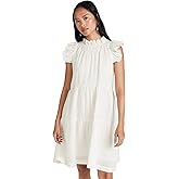 Sea Women's Tier Waverly Flutter Sleeve Dress