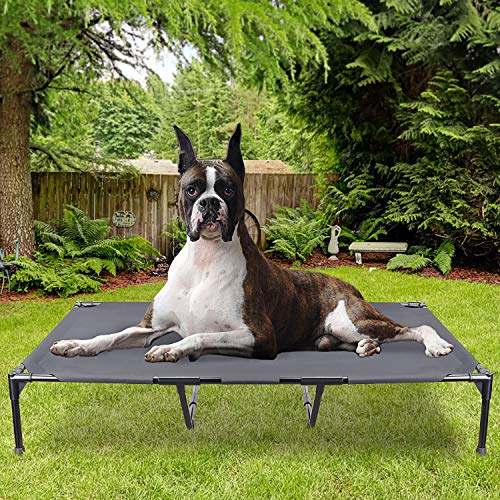 extra large elevated dog bed