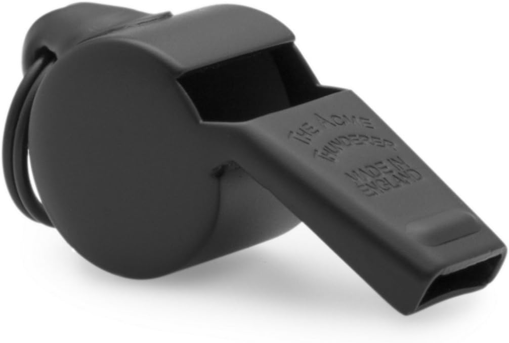 Acme Thunderer Official Referee Coach Outdoor Whistle 60.5 - Matt Black Finish