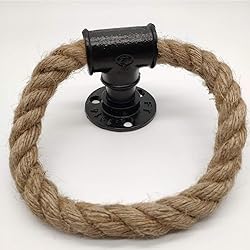 Nautical Towel Ring,Industrial Pipe Rope Towel Ring