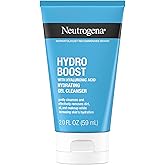 Neutrogena Hydro Boost Face Wash, Hydrating Facial Cleanser with Hyaluronic Acid, Daily Foaming Face Wash & Makeup Remover, Hypoallergenic & Paraben-Free Gel Cleanser, 2 fl. oz, 24 Pack