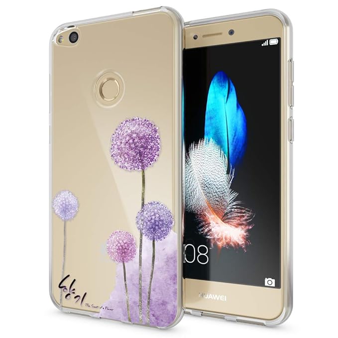 NALIA Handyhülle kompatibel mit Huawei P8 Lite 2017, Motiv Design Slim Silikon Case Cover, Crystal Schutzhülle Handy-Tasche D