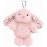 Mushymallow Bunny Keychain Adorable Rabbit Stuffed Animal Soft Gifts,Pink | 7" Cute Plush Toy Bunny Keychain Pendants for Backpacks Cute Easter Birthday Gifts for Girls Kids Adults Desk Decor
