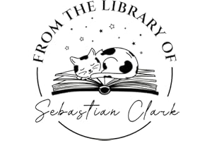 Book Embosser Personalized, Embosseur de Livre Personnalisé, Custom Book Stamp Personalized Personal Embosser Made with Your 