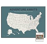 Epic Adventure Maps - USA State Travel Adventure