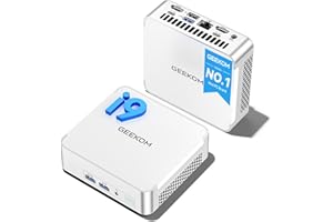 GEEKOM Mini PC XT13 Pro with Intel Core i9 13900HK [The Best Business Desktop Computers], 32GB RAM 1TB SSD(Expandable), 6xUSB/8K HDR/WiFi 6E/BT5.3/Windows 11 Pro Office Mini Computers