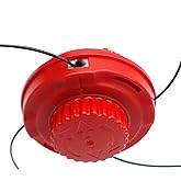 Tri-clone TREX 1000 Fast Feed String Trimmer Head | Bump Feed, Loads Fast and Holds More Line, Compatible with M10 x 1.00 mm Thread Straight Shaft Weed Trimmers