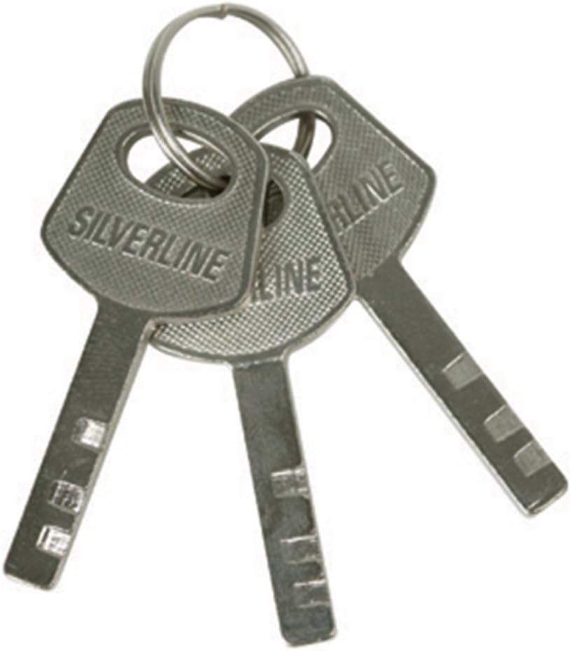 Silverline 447136 Steel Padlock 40 mm, Silver - Image 3