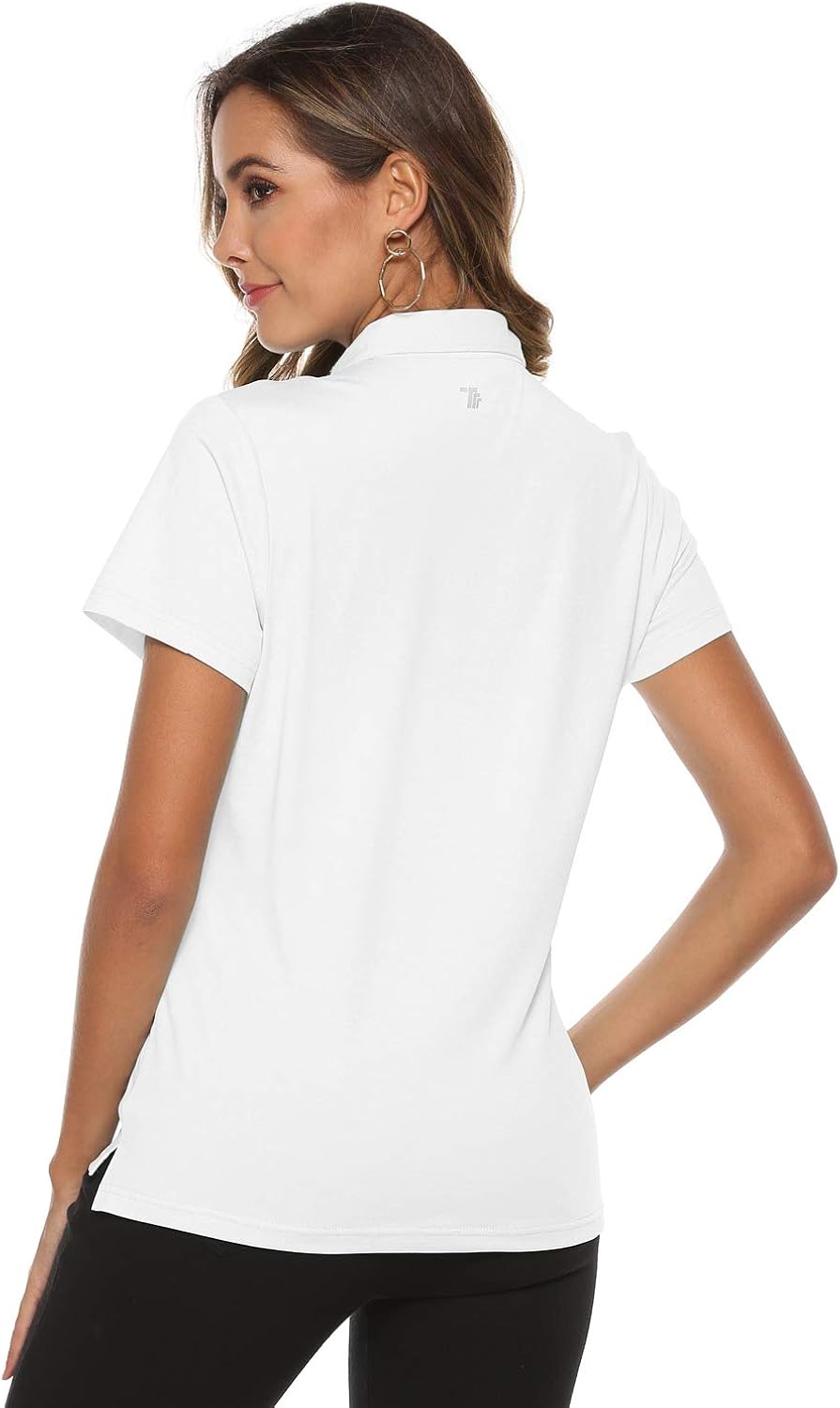 Rdruko Women's Dry Fit Golf Shirts Moisture Wicking Short Sleeve Polo Sports Shirts: Clothing