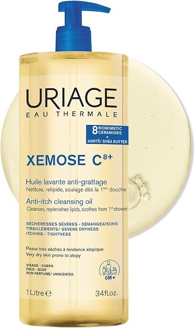 Uriage Xemose Anti-itch Shower Oil 1L Face Body Wash Very Dry Atopy Skin