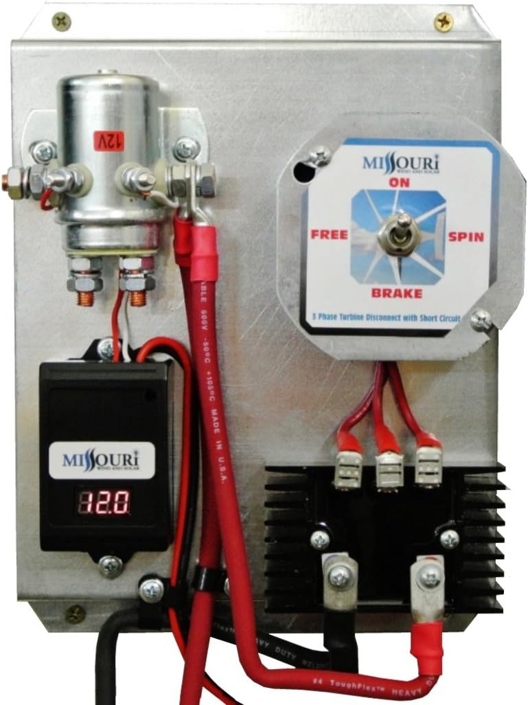 12 Volt Basic Three Phase Wind and Solar Charge Controller