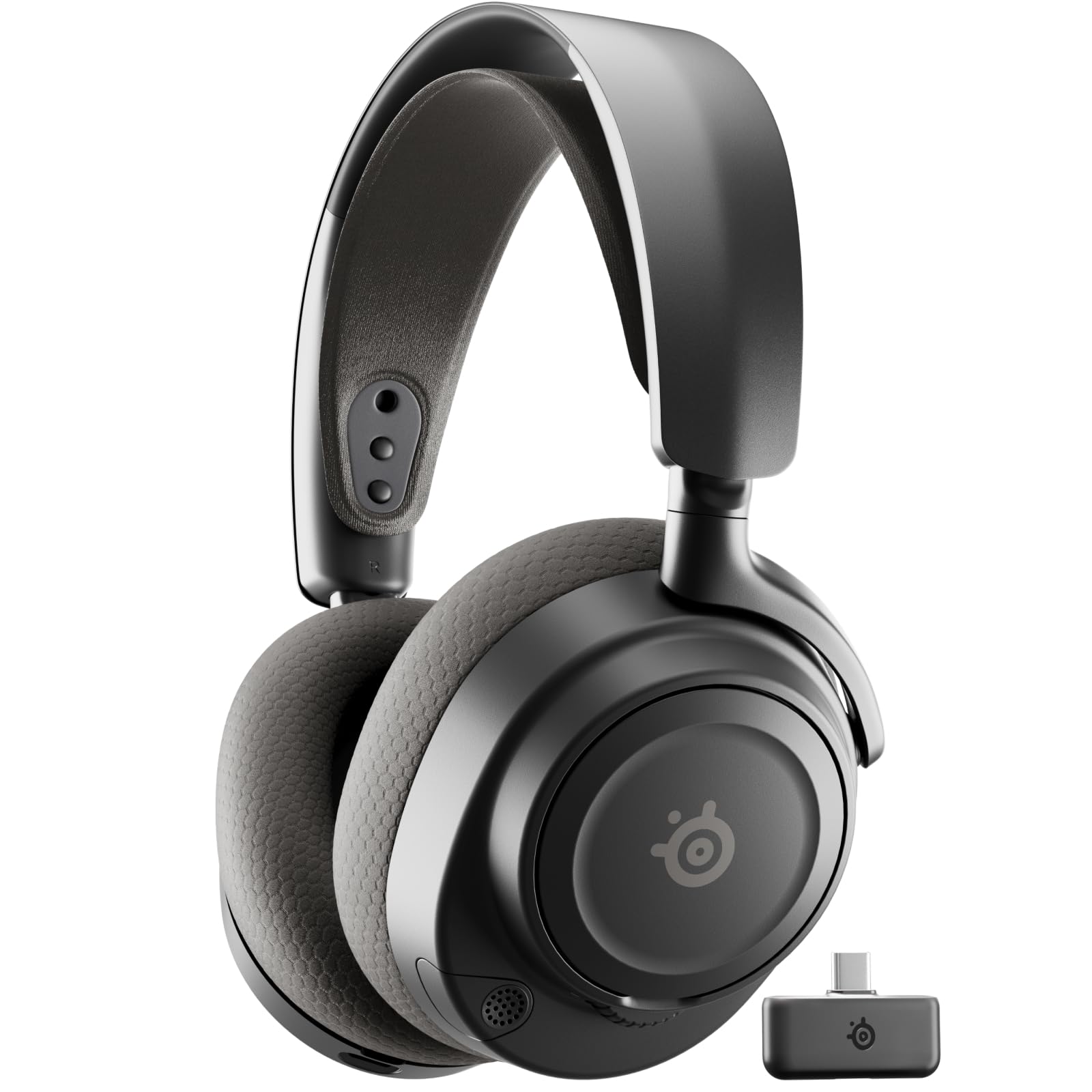 SteelSeries Arctis Nova 7P Wireless Gen 2 - PS5 Headset - Gaming Headset Wireless - App-Steuerung - Über 50 Std. Akku & Schnellladefunktion - 2,4 GHz + Bluetooth - Für PlayStation, PC & mehr - Schwarz