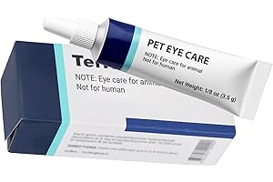 Ajfwm Terrmamyzal Pet Eye Cream Health for Dogs, Cats, Cattle, Sheep, Horse, Bird 1/8 oz /3.5g, 1Tube