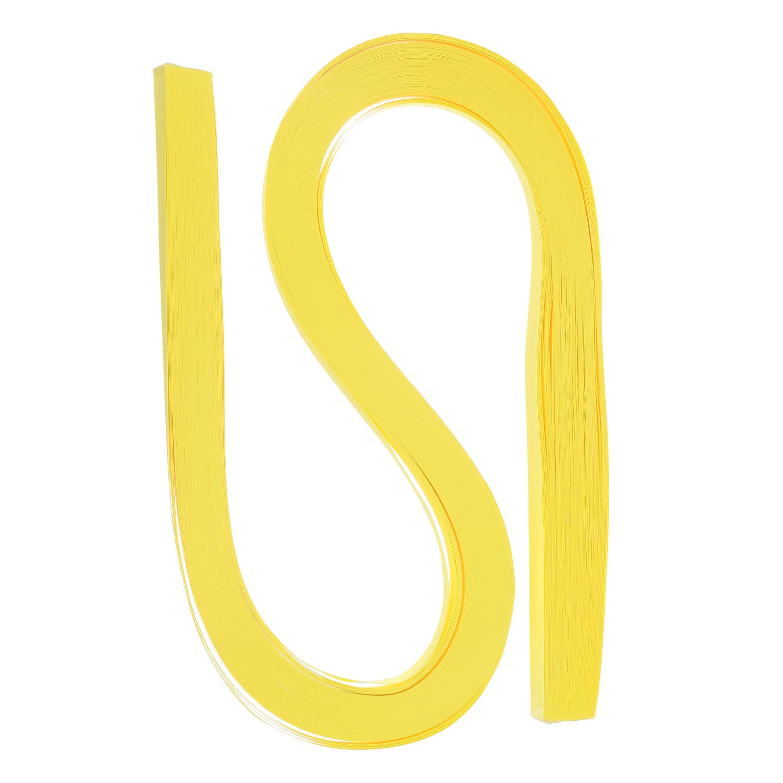 PATIKIL 120pcs Quilling Strips Paper 3/8"(10mm) 54cm Origami Paper Quilling Strip for Art DIY Hand Craft Christmas, Bright Yellow