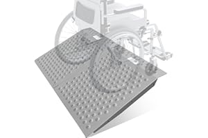 TOLPASSA Shed Ramp 2 Pcs, Shed Ramp for Riding Mower, 29" L x 48" W, 1500 lbs Capacity, Anti-Slip Punch Plate Ramps for Sheds, Garage, Doorway Lawn, Tractor, Snow Blower, Wheelchairs, Golf Cart