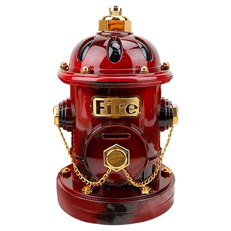 Fire Hydrant Music Box Piggy Bank Birthday Holiday Gift Music