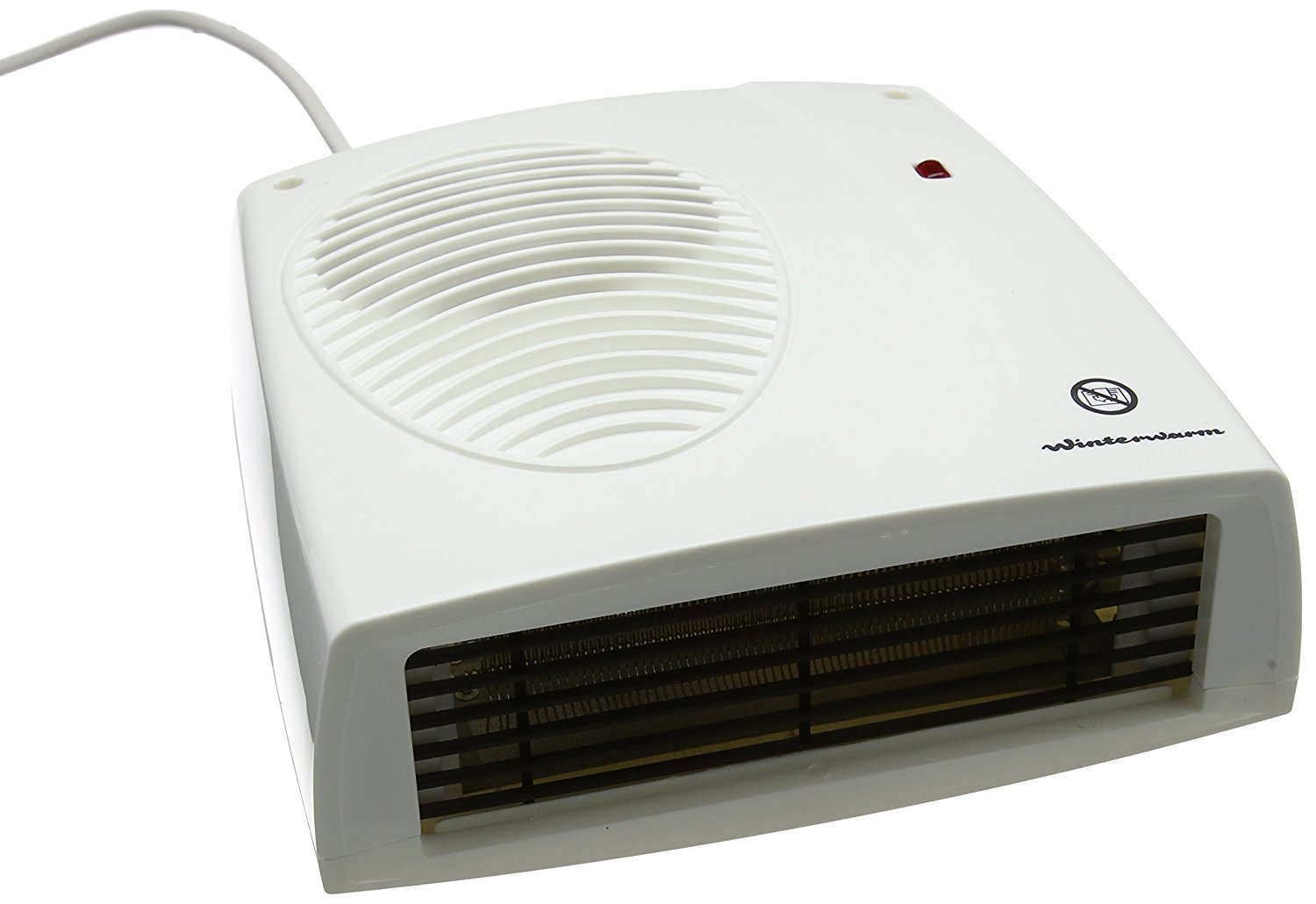 Winterwarm WWDF20E 2KW Downflow Heater IP22 Rated, Pull Cord, 30 Minute Run Time, Automatic Shut-off, Over Heat Protection - White