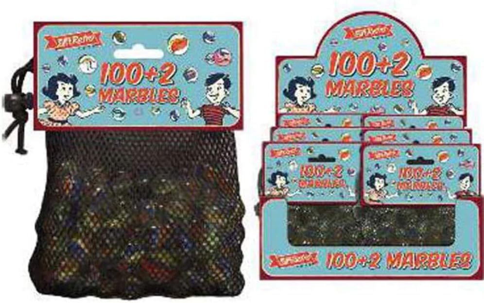 100+2 Large Bag of Glass Marbles