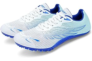 Men's & Women's Track & Field Shoes - High-Performance Mesh-Breathable Racing, Running, & Jumping Spikes for All Ages