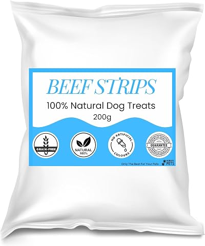 Hungry Pets Premium Natural Dog Treats Beef Strips 200g