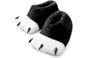 Chicingyou Cosplay Animal Paw Slippers Cat Bear Panda Wolf Dog Fox Feet Claw Shoes Furry Boots for Adults Costume Accessories