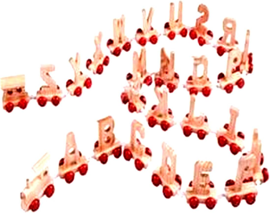 A liittle tree 4 letter name wooden alphabet train bigamart