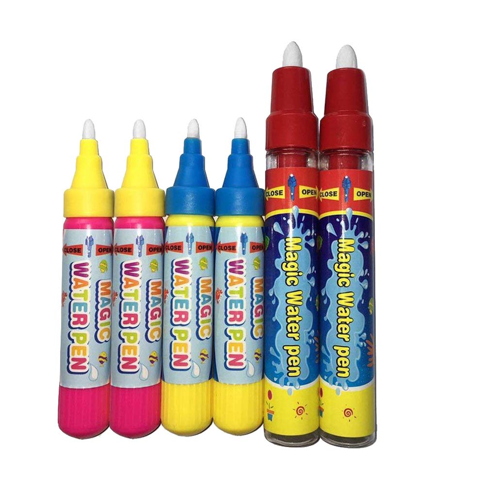 Artibetter Crayons Pens Replacement Water Mats Colouring Pencils for Kids Drawing Mat Pack of 6