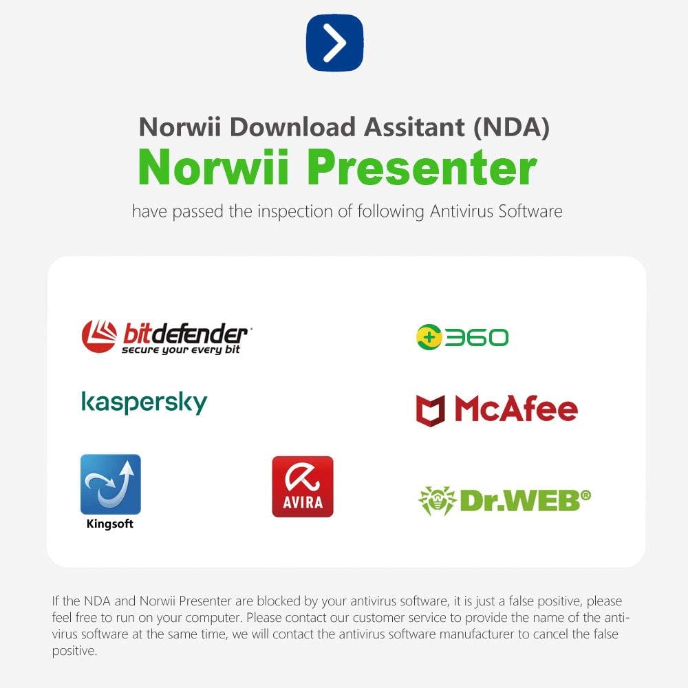 330FT KNORVAY N76 Green Presentation Remote Rechargeable Wireless Presenter Remote with Green Light, Presentation Pointer Slide Advancer Support Hyperlink/Volume/Key-Customized : Office Products