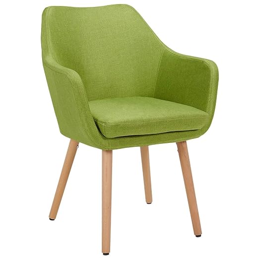 Duhome Elegant Lifestyle Esszimmerstuhl aus Stoff (Leinen) Oder
