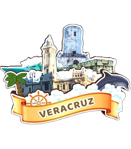 Imán De Nevera Tulum México | Recuerdo De Viaje Decorativo En MDF 1.2 Cm | Aprox. 7.6x10.2 Cm