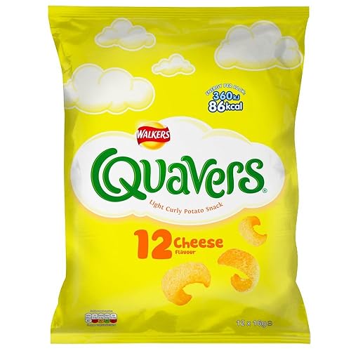 Walkers Quavers Cheese Snacks, 20 g, Pack of 32 Amazon.co.uk Grocery