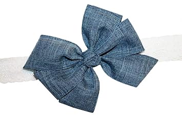 denim headband for baby