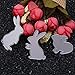Mimgo Three Bunny Sewing Thread Metal Die Cutting Dies For DIY Scrapbooking Embossing